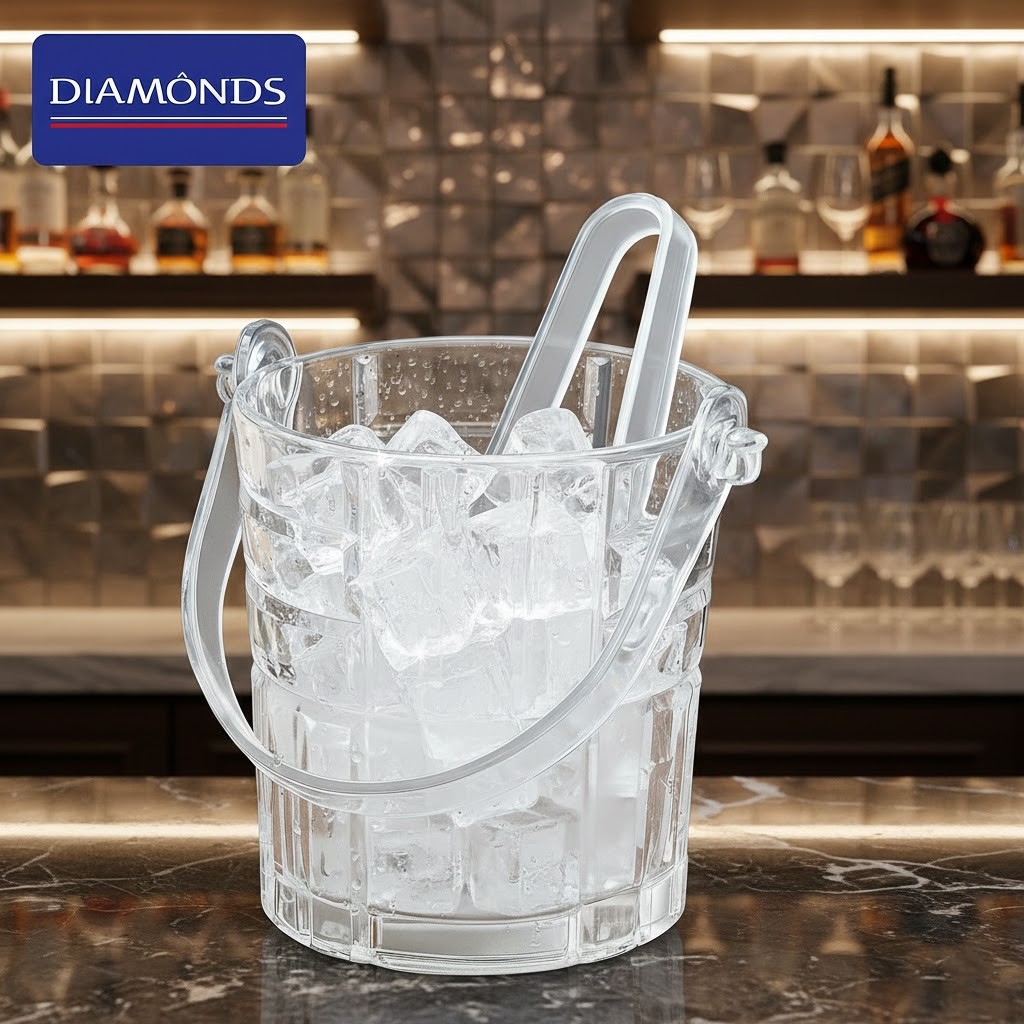 دلو ثلج زجاجي | Glass Ice Bucket